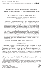 事件相关 fMRI 研究